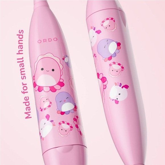 ORDO Sonic Kids’ Battery Toothbrush- Squishmallows Auggie- Pink - Picture 2 of 4